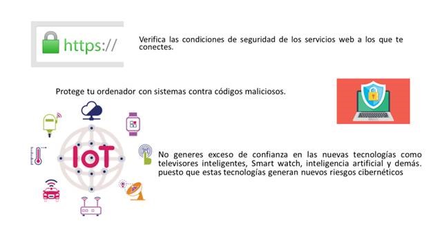 En esta imagen se ven otros consejos para la prevención de fraudes electrónicos como la verificación de urls, instalación de antivirus y más